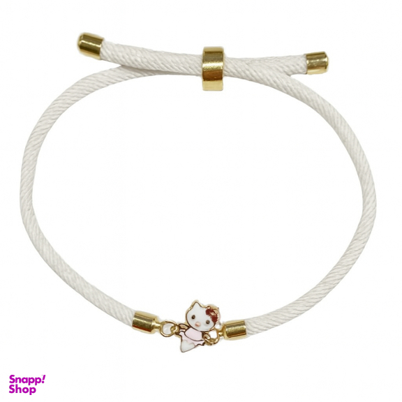 دستبند طلا 18 عیار دخترانه مدل کیتی کد 4198