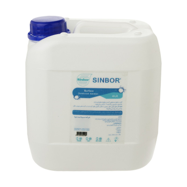 مایع ضدعفونی کننده سطوح سینبور مدل BC حجم 4000 میلی لیتر
