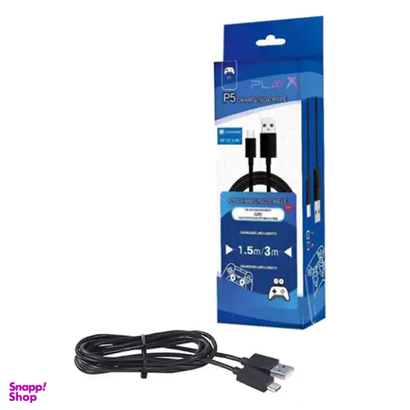 کابل شارژر دسته کنسول بازی پلی استیشن 5 مدل PS5 طول 1.5 متر