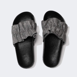 دمپایی زنانه دفکتو مدل فول طبی شاینی رنگ طوسی