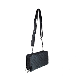 کیف رودوشی زنانه طرح دو زیپ مدل go001