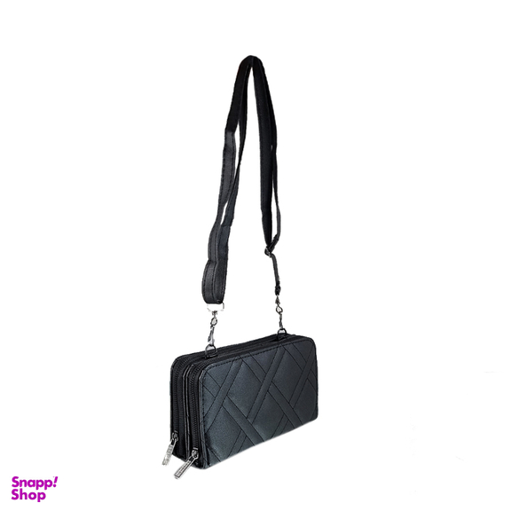 کیف رودوشی زنانه طرح دو زیپ مدل go001