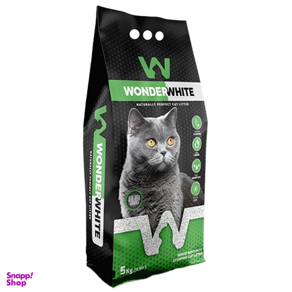 خاک گربه واندر وایت رایحه الوورا کد 4762 وزن 5 کیلوگرم