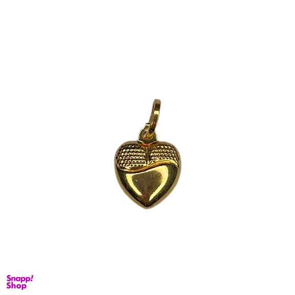 پلاک گردنبند طلا 18 عیار زنانه طرح قلب توپر کد 21