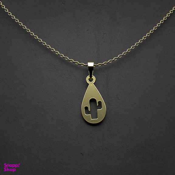 گردنبند طلا 18 عیار زنانه مدوپد مدل کاکتوس کد PP2-1-1190