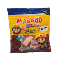 پاستیل میکس مارابو وزن 50 گرم بسته 16 عددی