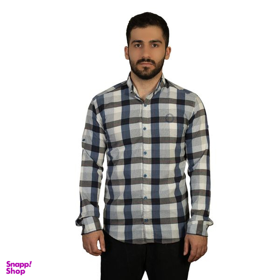 پیراهن آستین بلند مردانه مدل M3183