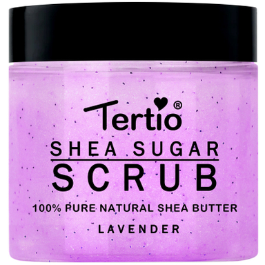 اسکراب لایه بردار پوست ترتیو مدل لوندر شی باتر وزن 320 گرم