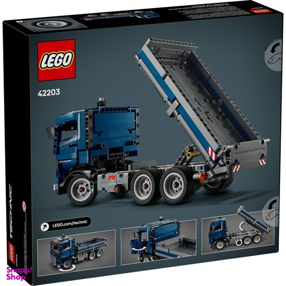 ساختنی لگو سری Technic مدل کامیون کمپرسی کد 42203