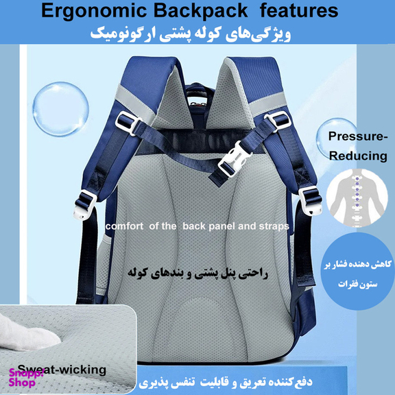 کوله پشتی هپی تایم کد 5335