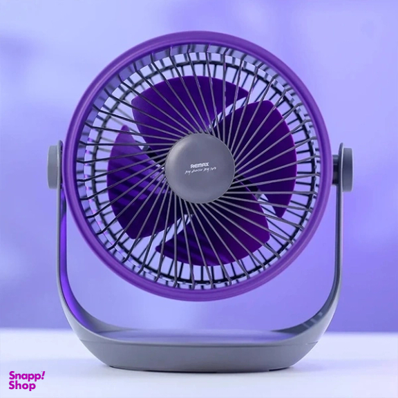 پنکه رومیزی شارژی گردشی ریمکس کد F27