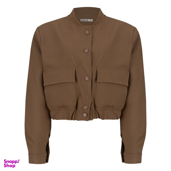 کت زنانه سرژه مدل 212244 رنگ قهوه ای