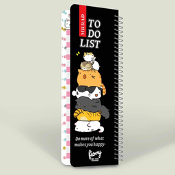 دفترچه یادداشت مستر راد مدل To Do List طرح گربه فانتزی