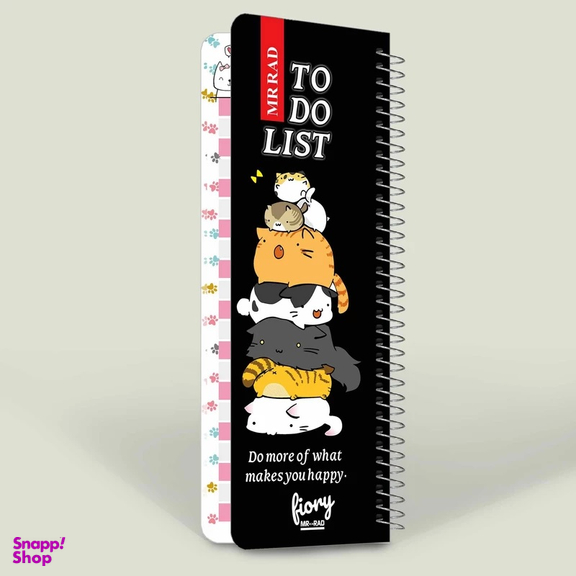 دفترچه یادداشت مستر راد مدل To Do List طرح گربه فانتزی