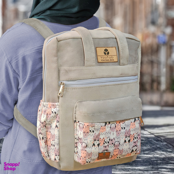 کوله پشتی زنانه یوتاب مدل مخمل SE-07