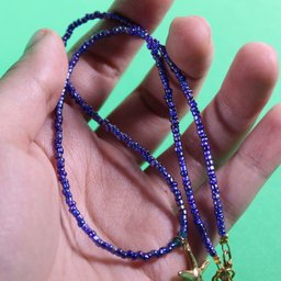 گردنبند زنانه طرح ستاره دریایی مدل دست ساز منجوقی کد 05