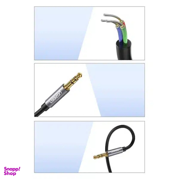 کابل افزایش صدا AUX Jack 3.5mm یوگرین کد AV118 طول 3 متر