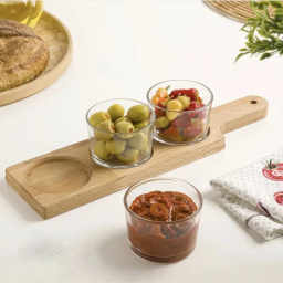 ظرف سرو و پذیرایی لیمون کد 7350 بسته ۳ عددی