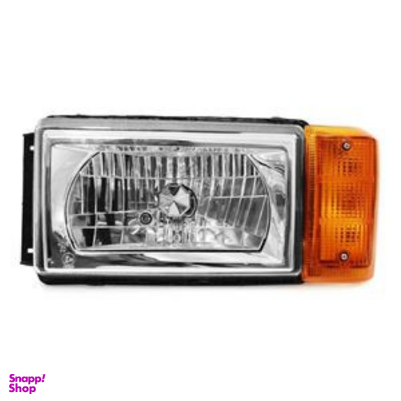 چراغ جلو چپ خودرو پارس طرح قدیم شیشه ای مدل بنزی مناسب پیکان و وانت پیکان