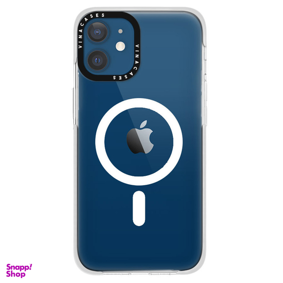 کاور موبایل ویناکیسز مدل مگسیف شفاف مناسب اپل iphone 12/12pro