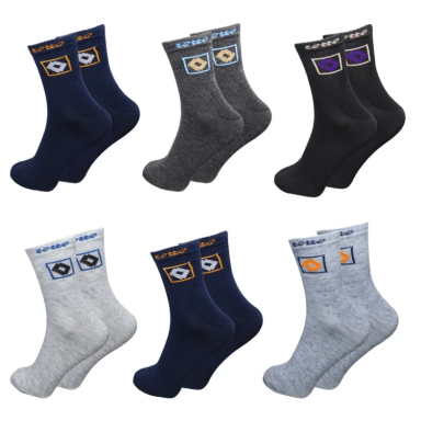 جوراب مردانه آکام مدل lotto مجموعه 6 عددی