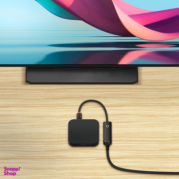 کابل تبدیل Type-C به پورت شبکه RJ45 LAN بیسوس مدل Lite Series WKQX000201