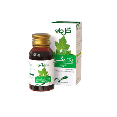 شربت گیاهی پکتوگل گل دارو حجم 120 میلی لیتر