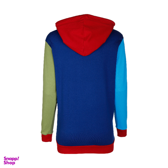 هودی اسپرت لوینت مدل کالرفول کد 6242 رنگ زمینه آبی تیره