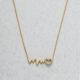 گردنبند طلا 18 عیار زنانه جواهری سون کد 2393