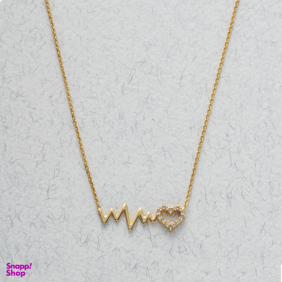 گردنبند طلا 18 عیار زنانه جواهری سون کد 2393