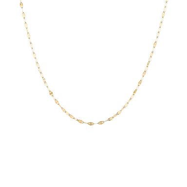 زنجیر طلا 18 عیار زنانه میلی گالری طرح پفکی