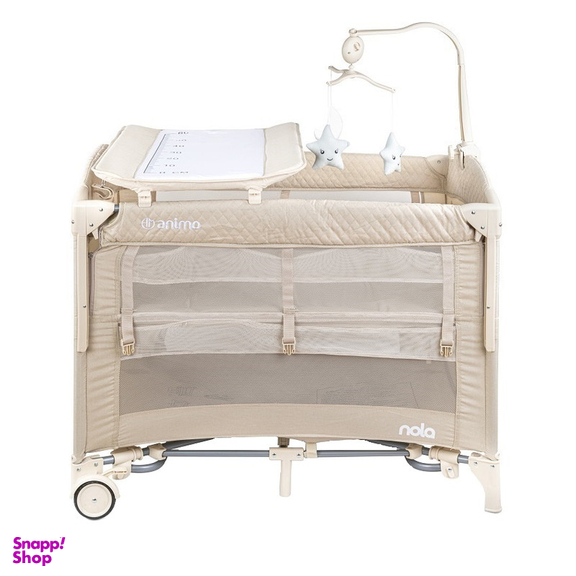 تخت و پارک بازی آنیمو مدل NOLA