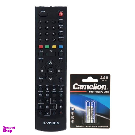ریموت کنترل ایکس ویژن مدل 1281 به همراه باتری