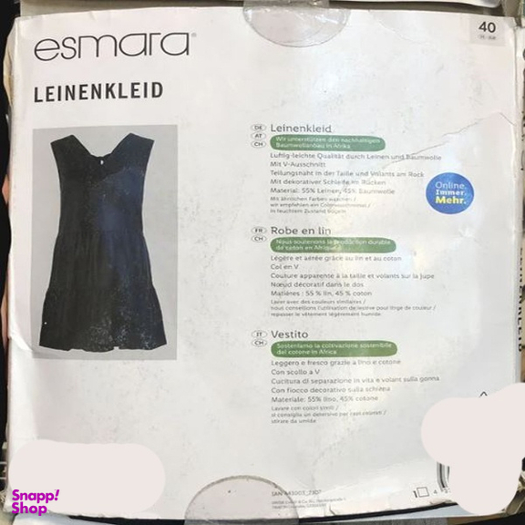 پیراهن زنانه اسمارا کد Z-AJ98 رنگ مشکی