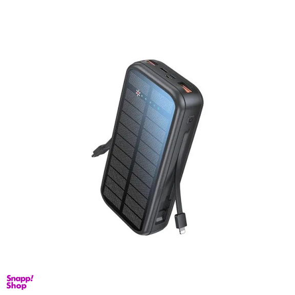 پاوربانک خورشیدی 20 وات گرین لاین مدل PD20W Solar 2 GNPDSOLPB20 ظرفیت 20000 میلی آمپر ساعت