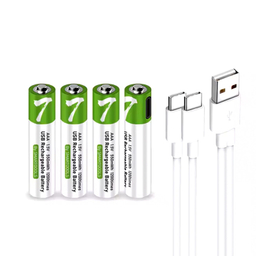 باتری نیم قلمی قابل شارژ اسمارتولز مدل یو اس بی AAAA بسته 4 عددی