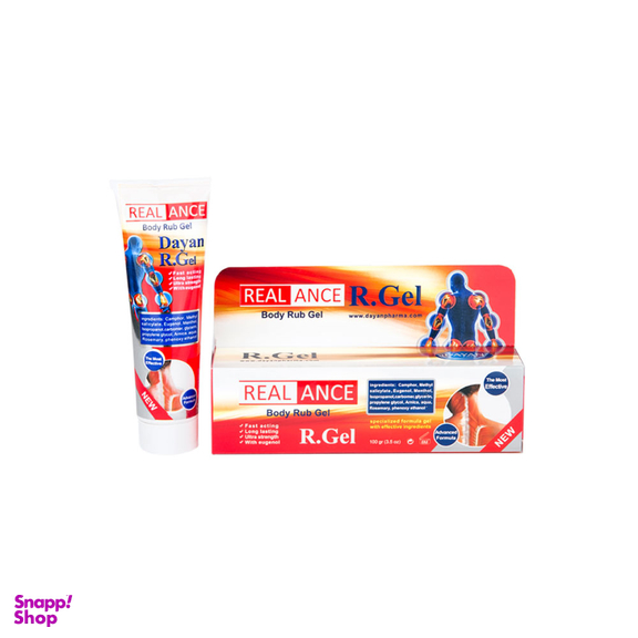 ژل موضعی عضلات و مفاصل ریلنس مدل R.Gel وزن 100 گرم