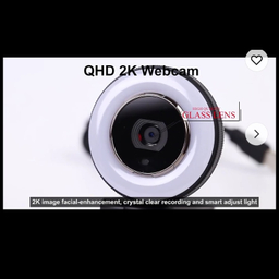وب کم مدل 2K HDR 60fps Remote Control Ring Light