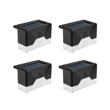 چراغ خورشیدی لب پله ای سولونیکس مدل SOLAR LIGHTS مجموعه 4 عددی