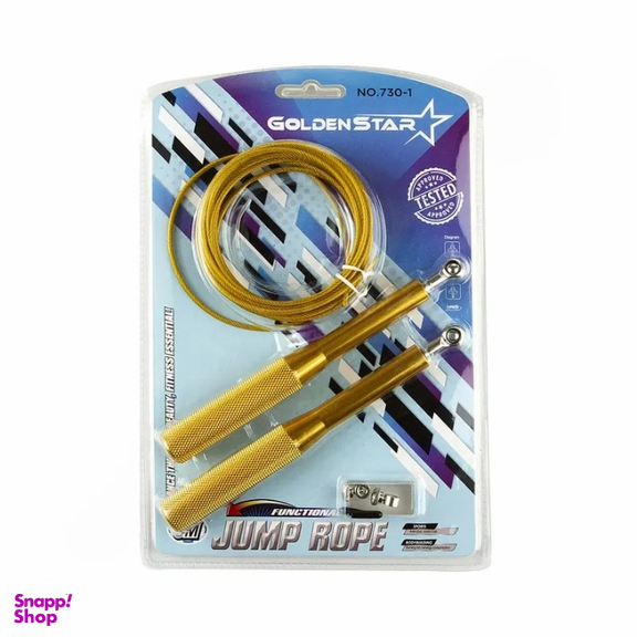 طناب سرعتی بدنسازی کراس فیت گلدن استار مدل 1-730 BRS
