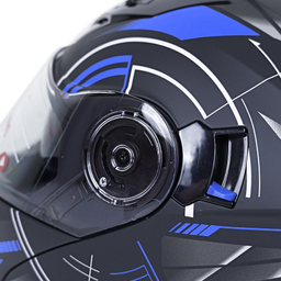 کلاه کاسکت فک متحرک ردلاین مدل 939 طرح Blue Time به همراه کاور