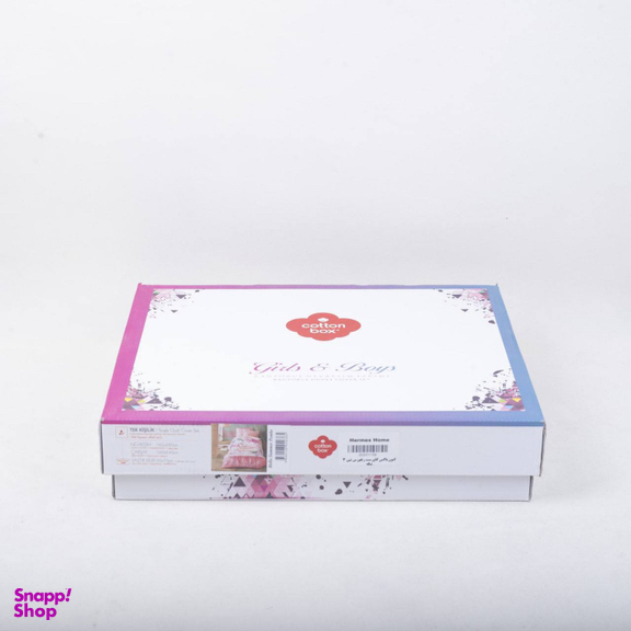 سرویس ملحفه کاتن باکس مدل Summer کد 50 یکنفره 3 تکه