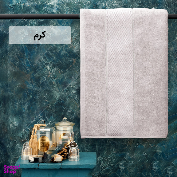 حوله حمام هیرو طرح ماکرو سایز 100×150 سانتی متر