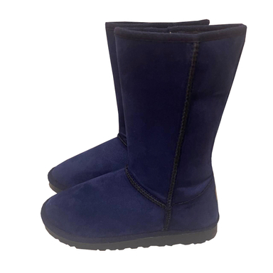 بوت زنانه طرح آگ کد A12 رنگ سرمه ای