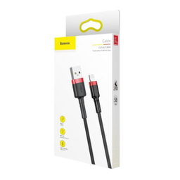 کابل تبدیل &nbsp;USB به لایتنینگ بیسوس مدل (CAFULE (2.4A طول 50 سانتی متر