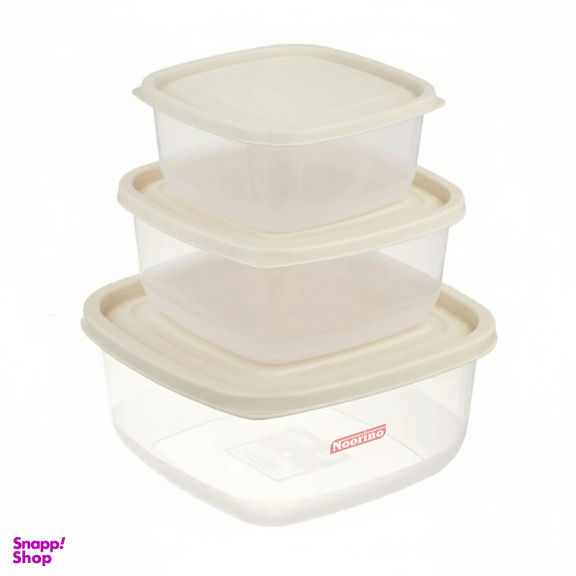 ظرف نگهدارنده نورینو مدل تارا مجموعه سه عددی