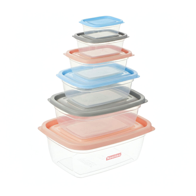 ظروف نگهدارنده نورینو مدل لاله مجموعه 6 عددی