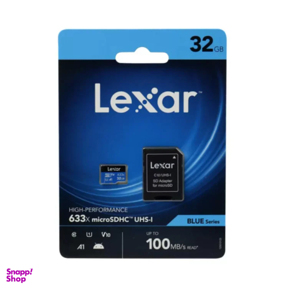 کارت حافظه microSDHC لکسار مدل High-Performance 633X ظرفیت 32 گیگابایت