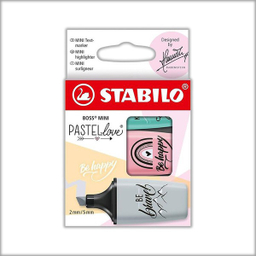 ماژیک هایلایت استابیلو باس مینی پاستلی کد STO-07/03-49 بسته 3 عددی