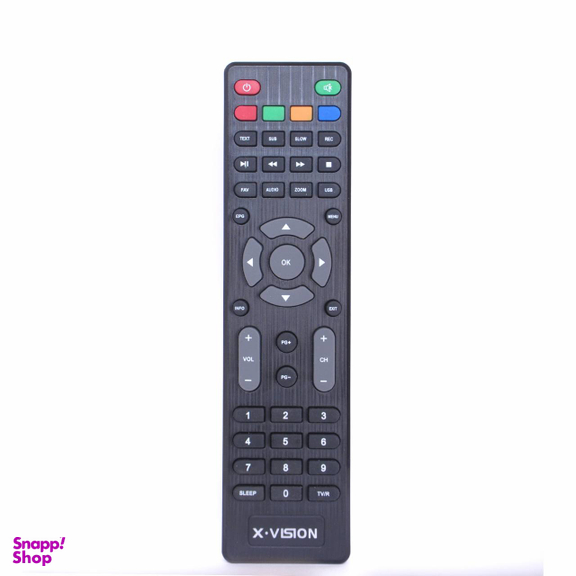 کنترل تلویزیون ایکس ویژن مدل تخت کد 120 رنگ مشکی